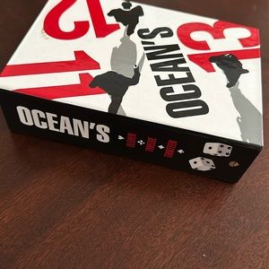 Ocean's 11, 12 & 13 Movie Box DVD Set George Clooney Brad Pitt Matt Damon